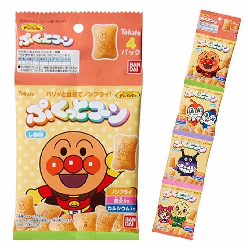 アンパンマン ぷくっとコーンしお味 4連