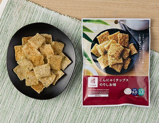 こんにゃくチップス のりしお味