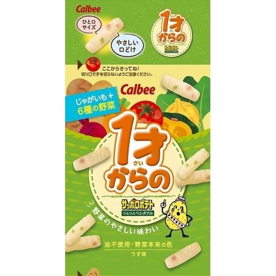 1才からのサッポロポテトつぶつぶベジタブル4連