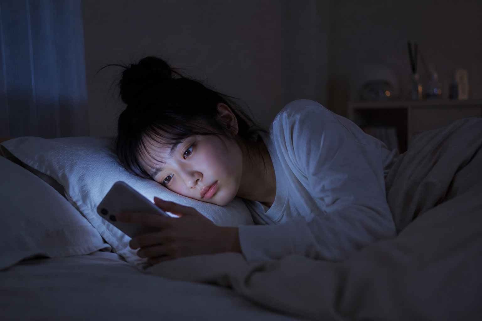 睡眠不足でダイエットに失敗するNG習慣（スマホ）