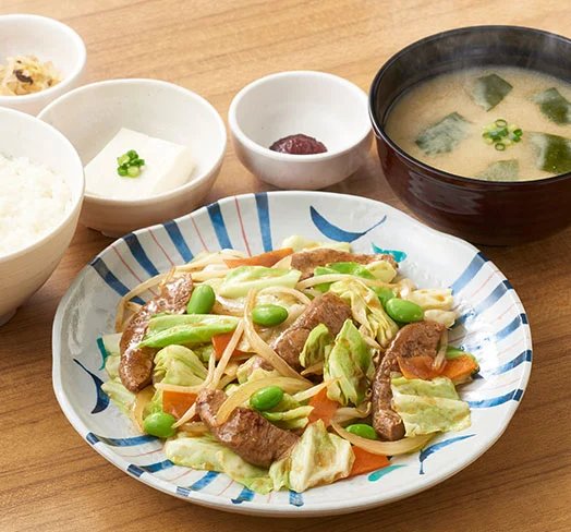 肉野菜炒め定食
